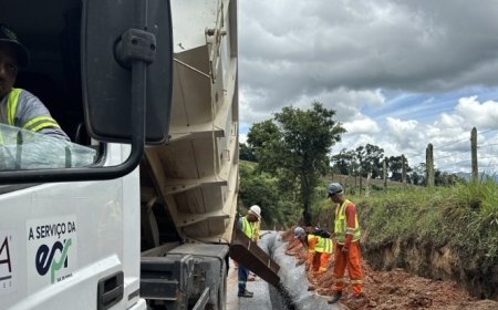 EPR Sul de Minas intensifica obras na MG-455 para melhorar a segurança viária