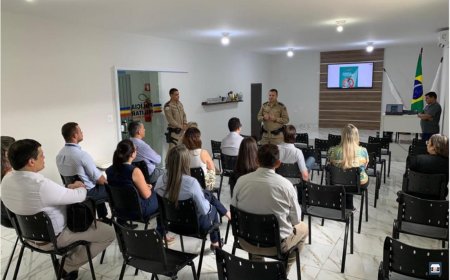Reunião da PM com rede de bancos protegidos em Guaxupé discutiu medidas contra o "Crime do Sapatinho"