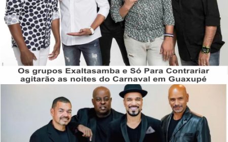 Exaltasamba e Só Pra Contrariar são os destaques do Carnaval de Guaxupé