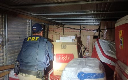 Cigarros contrabandeados do Paraguai e que seriam distribuídos em Passos são apreendidos pela PRF