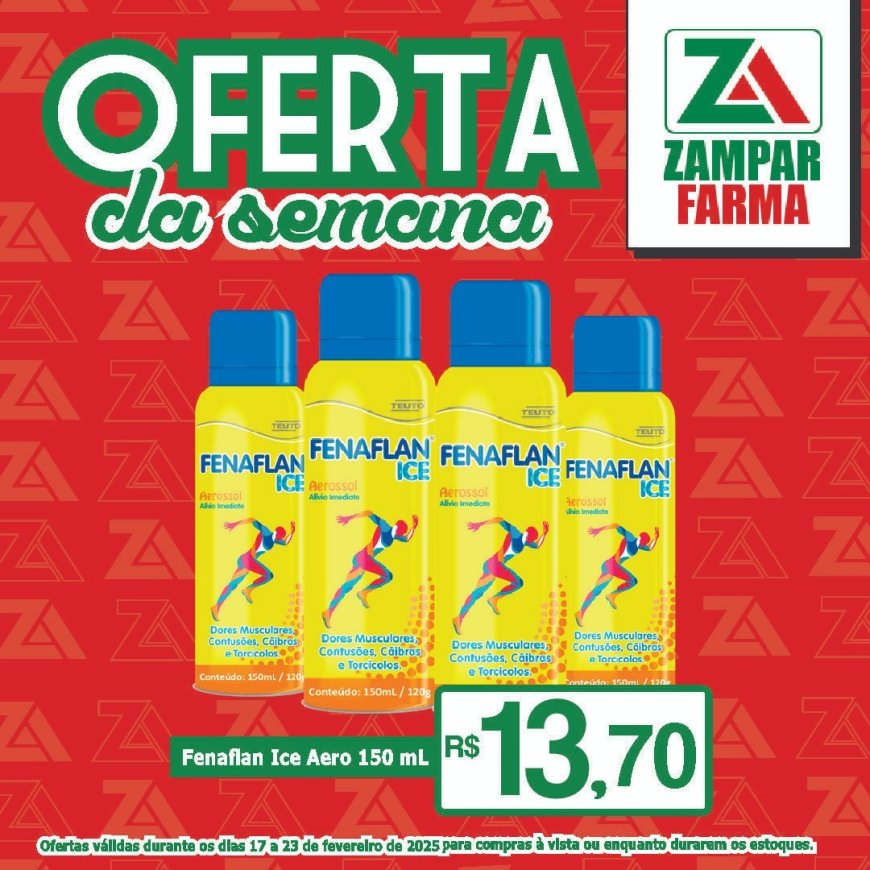 Ofertas de 17 a 23 de fevereiro na Zampar Farma