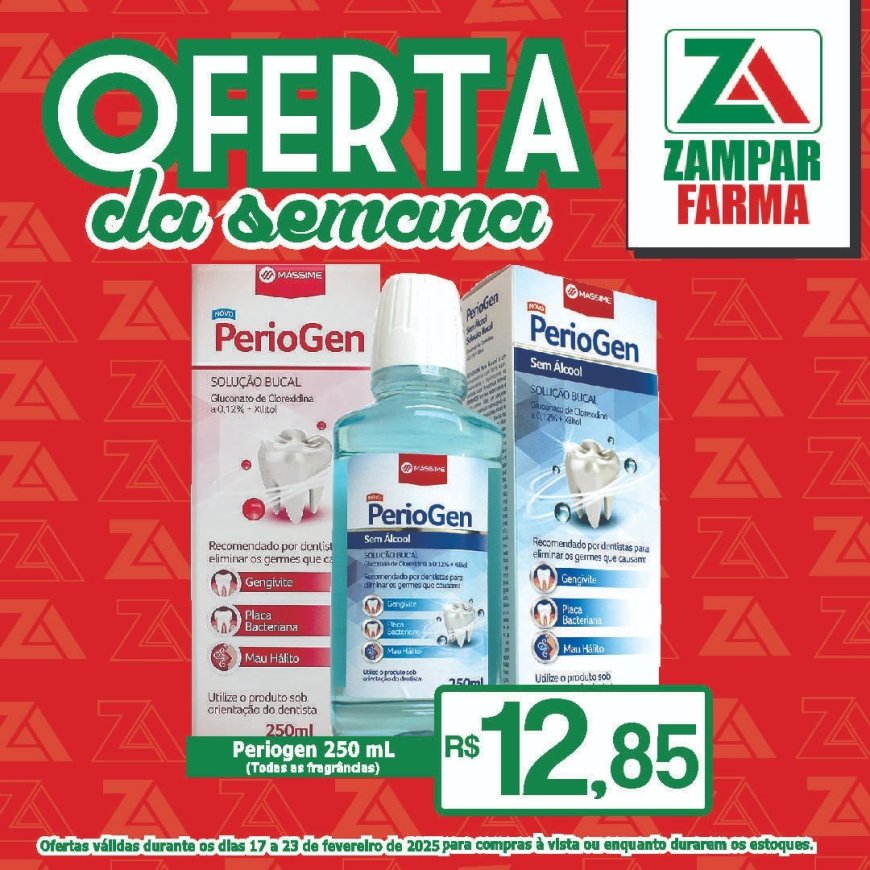 Ofertas de 17 a 23 de fevereiro na Zampar Farma