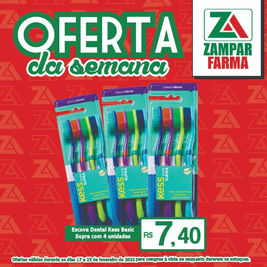 Ofertas de 17 a 23 de fevereiro na Zampar Farma