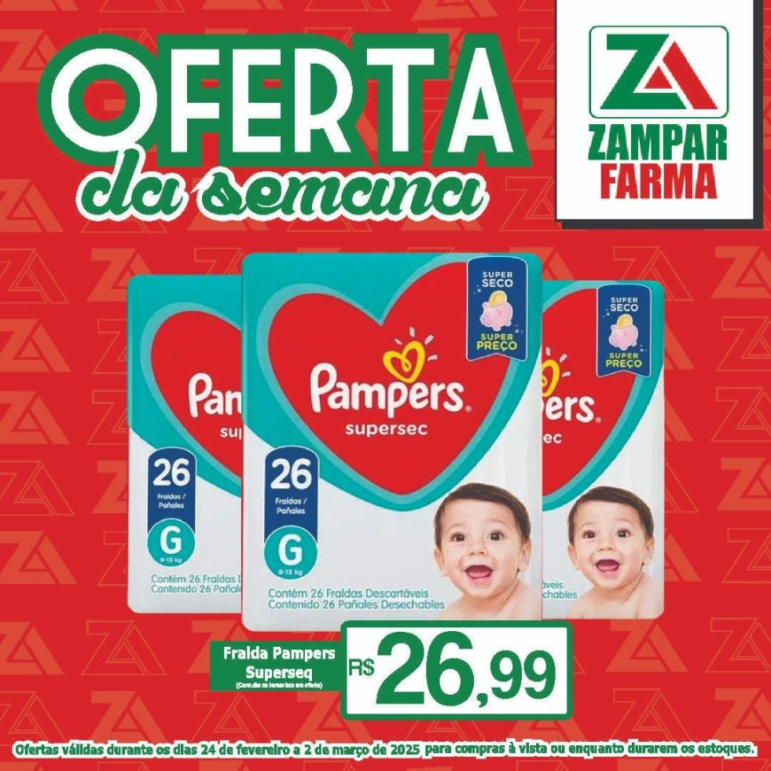 Ofertas de 24 de fevereiro a 2 de março na Zampar Farma