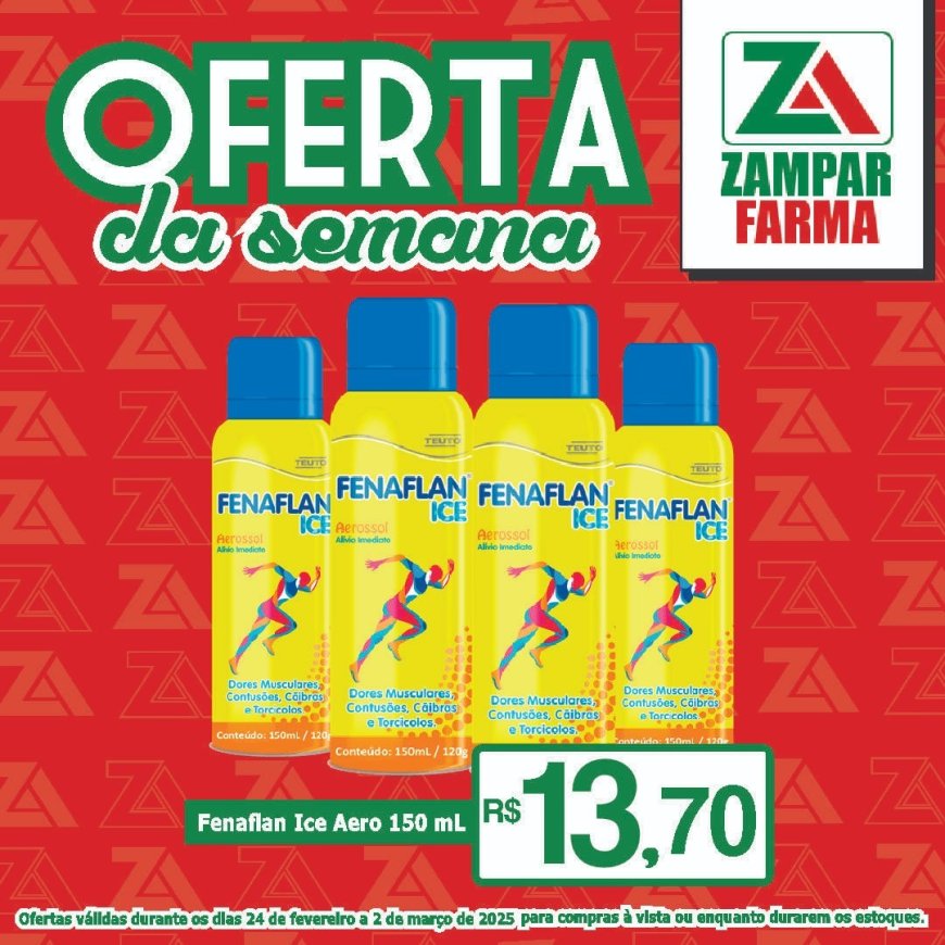 Ofertas de 24 de fevereiro a 2 de março na Zampar Farma