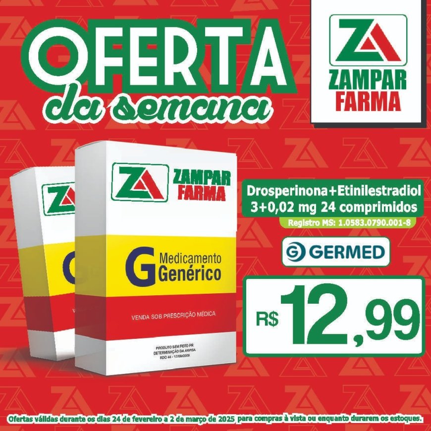 Ofertas de 24 de fevereiro a 2 de março na Zampar Farma