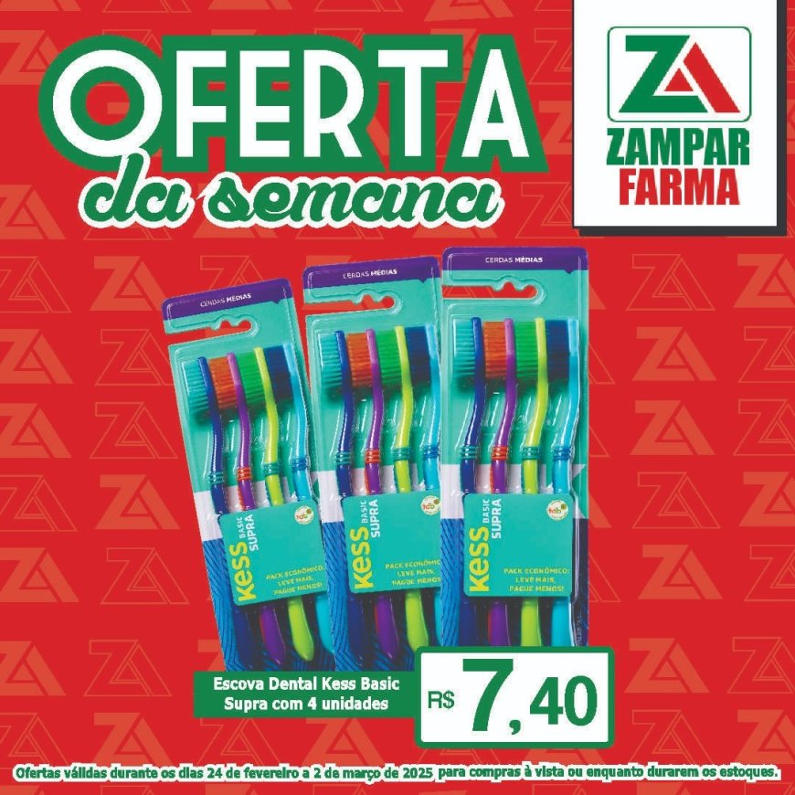 Ofertas de 24 de fevereiro a 2 de março na Zampar Farma