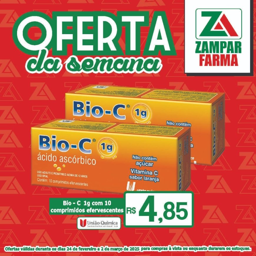 Ofertas de 24 de fevereiro a 2 de março na Zampar Farma