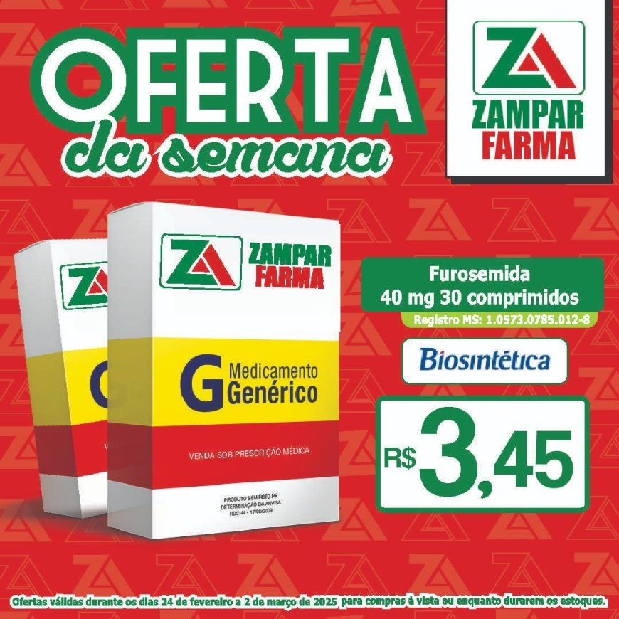 Ofertas de 24 de fevereiro a 2 de março na Zampar Farma