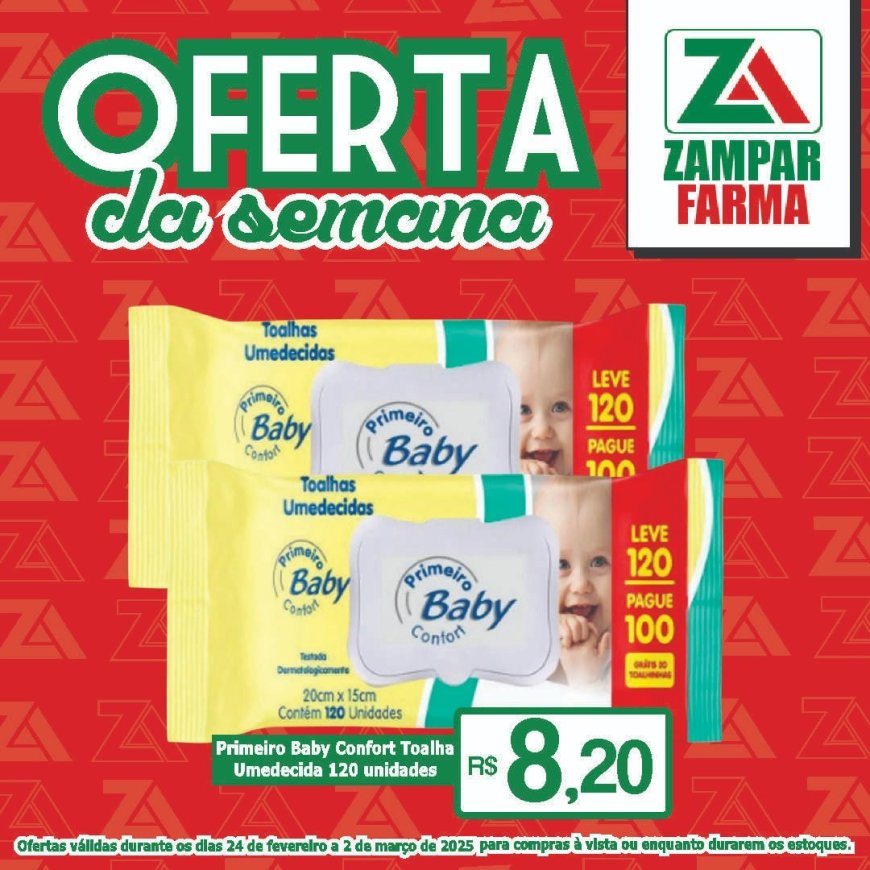 Ofertas de 24 de fevereiro a 2 de março na Zampar Farma