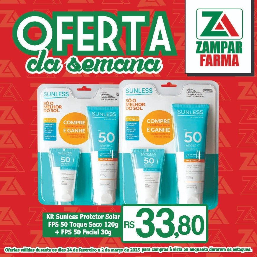 Ofertas de 24 de fevereiro a 2 de março na Zampar Farma