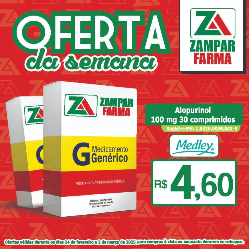 Ofertas de 24 de fevereiro a 2 de março na Zampar Farma