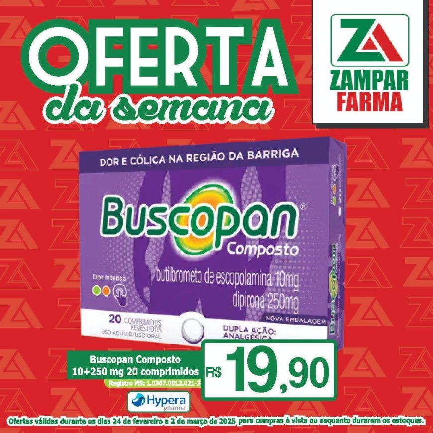 Ofertas de 24 de fevereiro a 2 de março na Zampar Farma