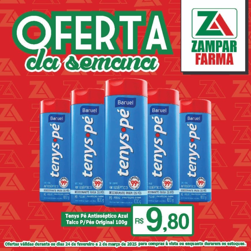 Ofertas de 24 de fevereiro a 2 de março na Zampar Farma