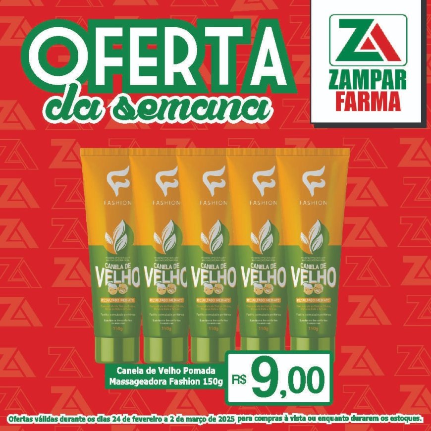 Ofertas de 24 de fevereiro a 2 de março na Zampar Farma