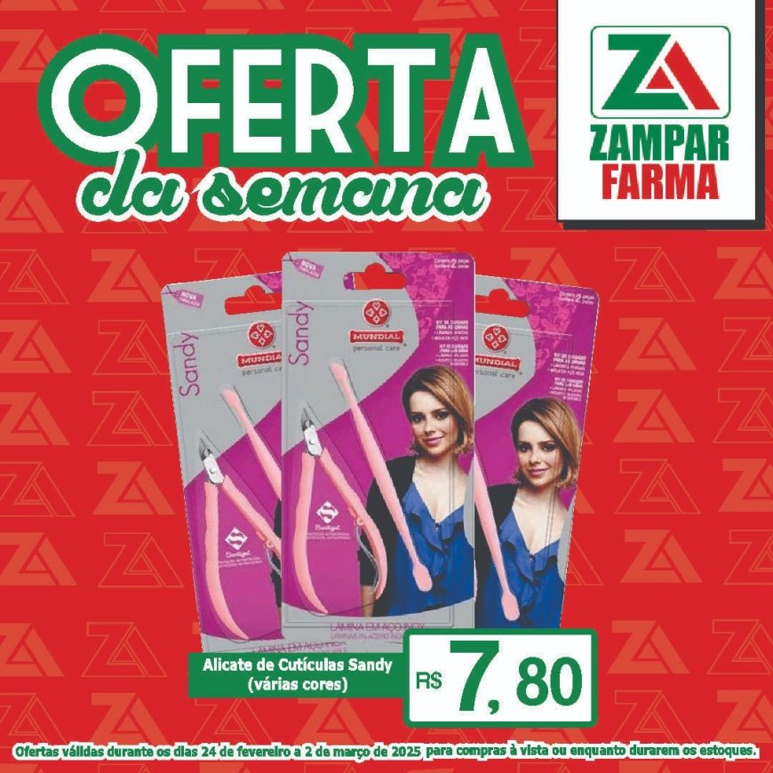Ofertas de 24 de fevereiro a 2 de março na Zampar Farma