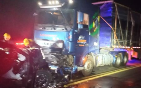 Colisão frontal entre veículos leva condutor a óbito na MG-050