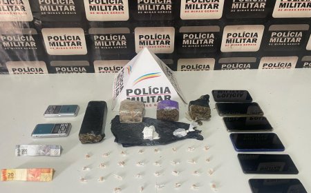 Drogas escondidas em residência no Colmeia são encontradas por policiais e cão farejador