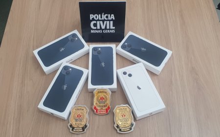 Polícia Civil recupera iPhones furtados por funcionário em esquema de fraude interna: prejuízo estimado é de R$ 18 mil