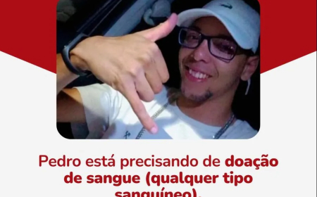 Jovem que bateu motocicleta em van na BR-459 precisa de doação de sangue urgente