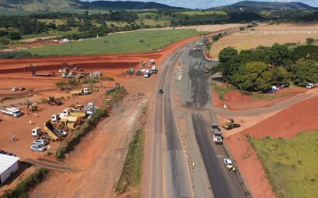 MG-050 terá interdição no tráfego para obra do trevo da Heineken em Passos