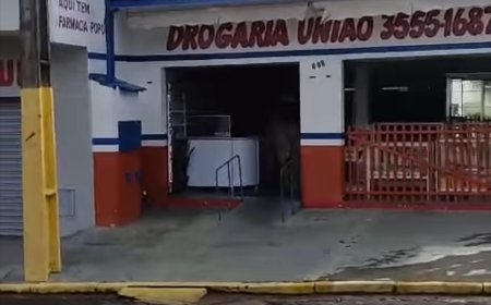 Dono de farmácia em Guaranésia tem comércio vandalizado por moradores após vídeo em que agride adolescente circular em redes sociais