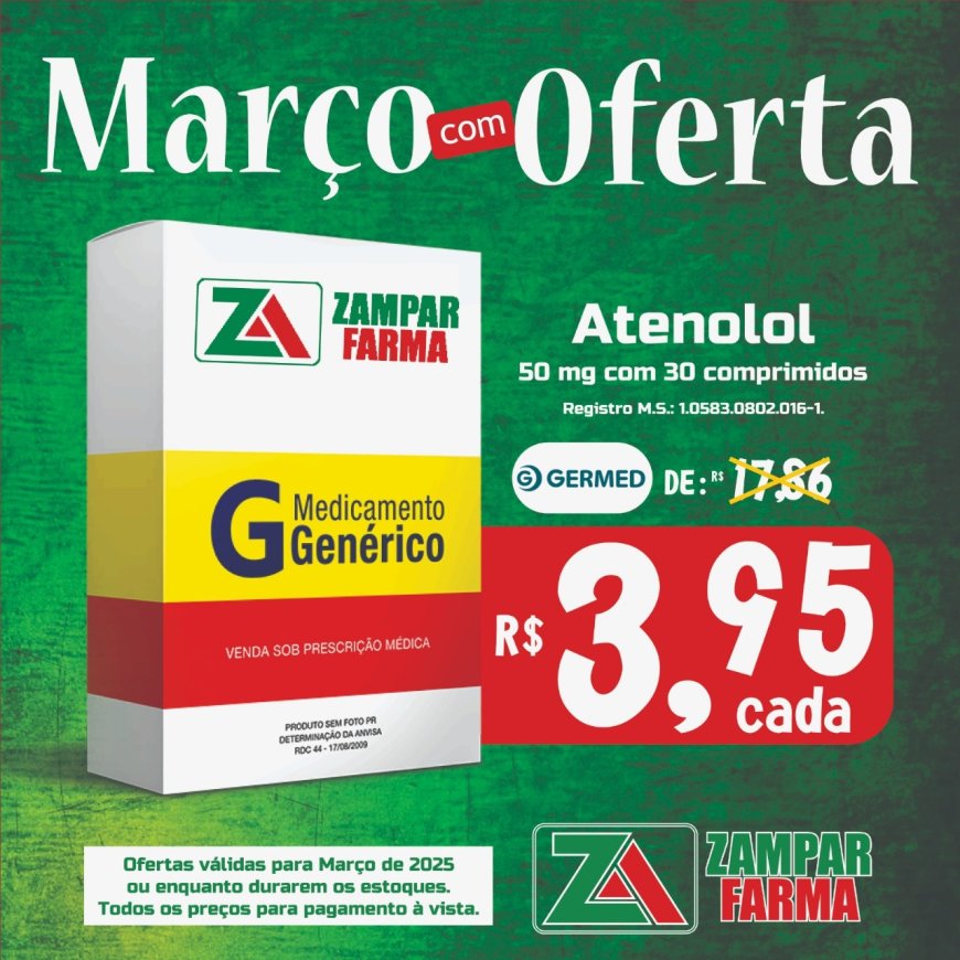 Ofertas de Março na Zampar Farma