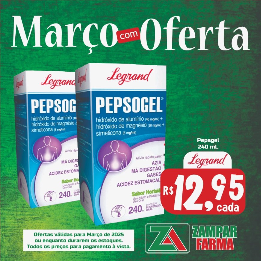 Ofertas de Março na Zampar Farma