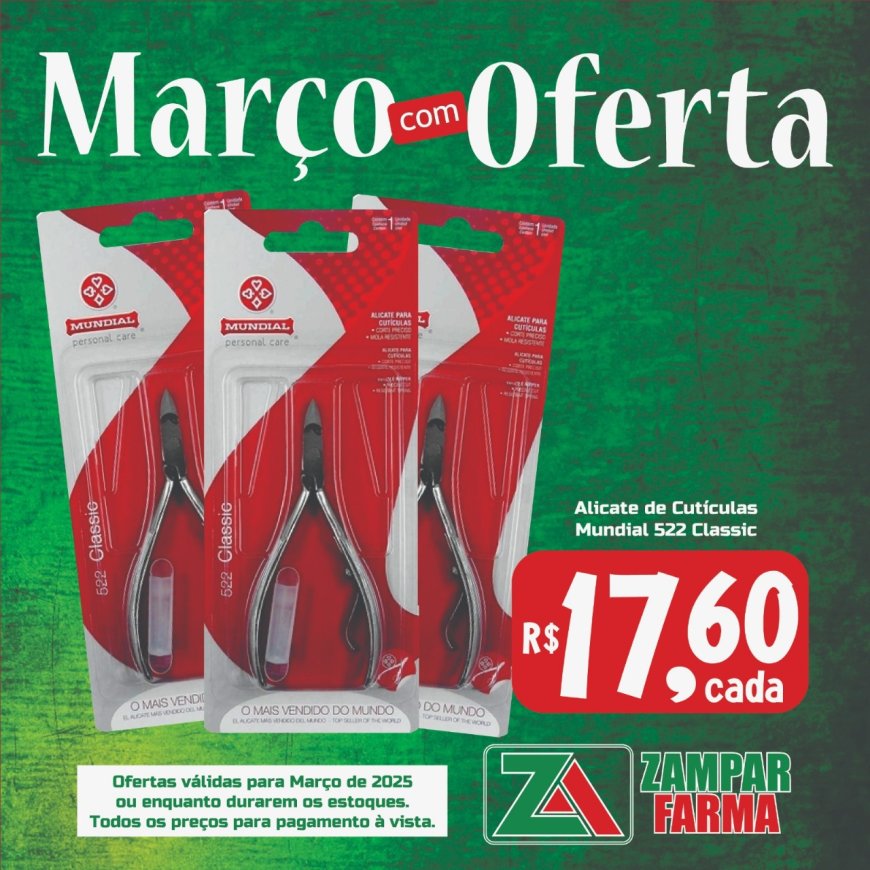 Ofertas de Março na Zampar Farma