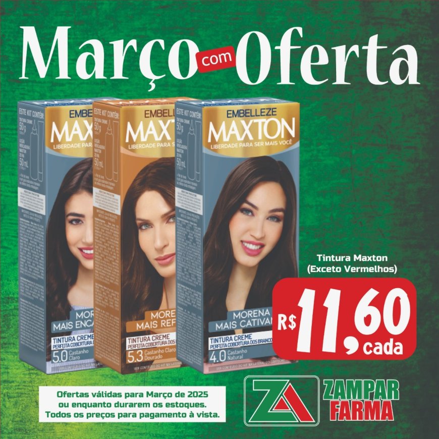 Ofertas de Março na Zampar Farma