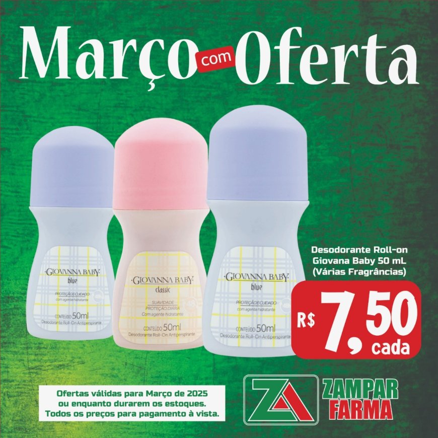 Ofertas de Março na Zampar Farma