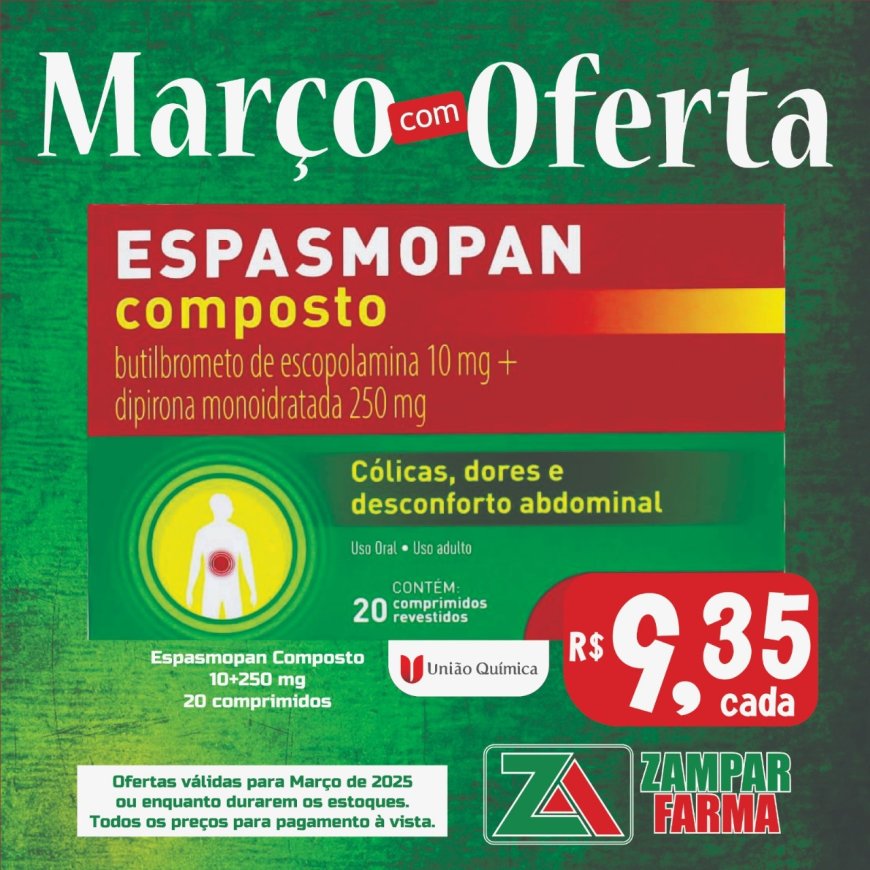 Ofertas de Março na Zampar Farma