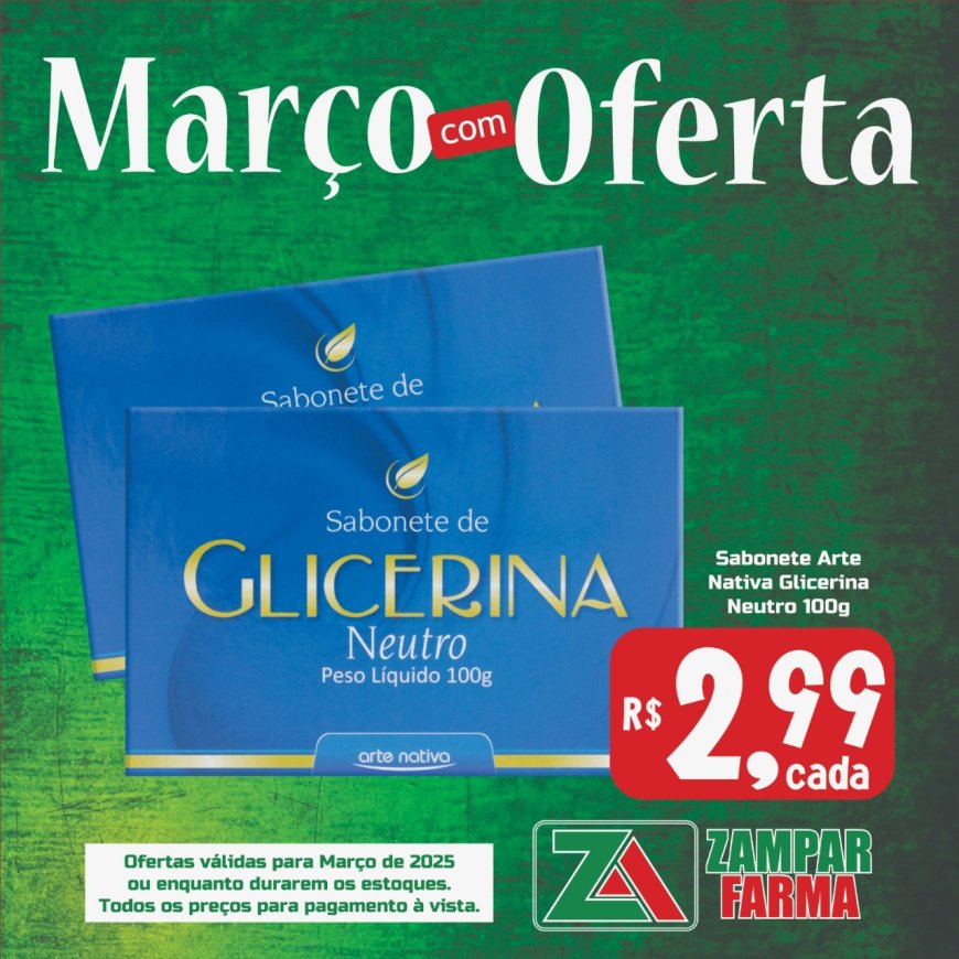 Ofertas de Março na Zampar Farma