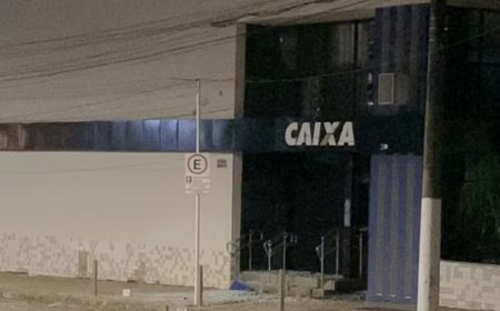 Madrugada tensa em Guaxupé: criminosos atacam agência da Caixa Econômica Federal e quartel da PM