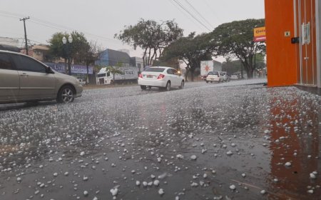 Guaxupé e cidades da região podem ter tempestade de granizo nesta quinta-feira, de acordo com o Inmet