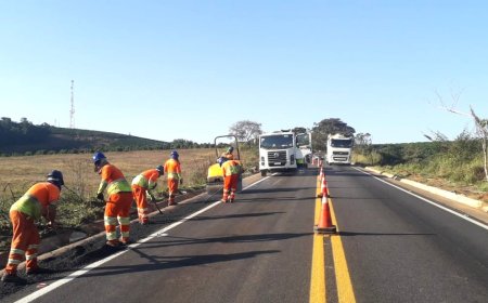 EPR Vias do Café realiza obras de manutenção do pavimento na BR-265 e BR-146
