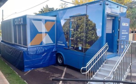 Caminhão Caixa reforça atendimento em Guaxupé