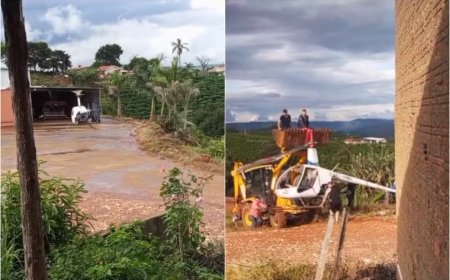 Absurdo: De acordo com a Anac, helicóptero que caiu em Nova Resende estava com certificado suspenso