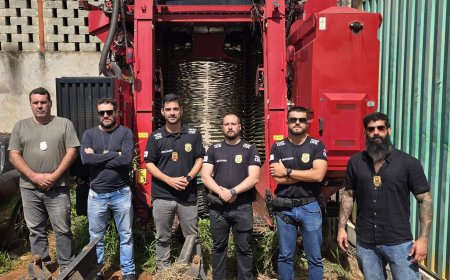 Sul de Minas: Polícia civil recupera colhedora de café avaliada em um milhão de reais