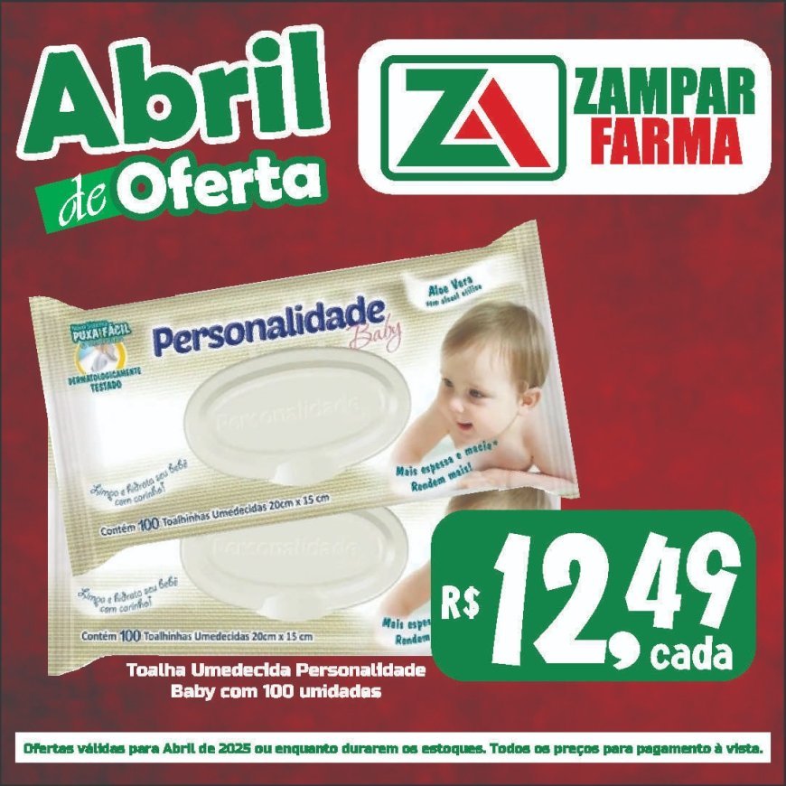 Ofertas de Abril na Zampar Farma