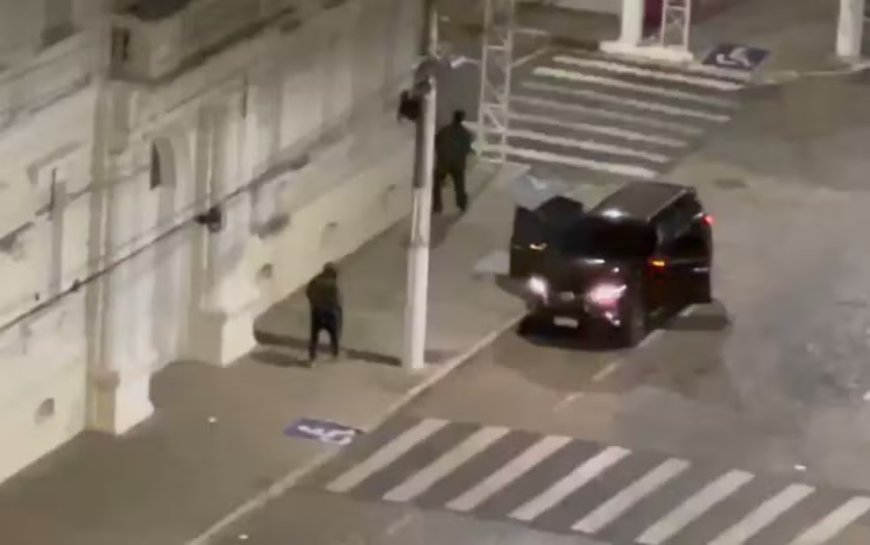 Madrugada tensa em Guaxupé: criminosos atacam agência da Caixa Econômica Federal e quartel da PM