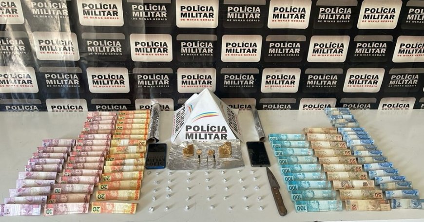 PM surpreende homem manipulando crack em obra abandonada em Guaxupé