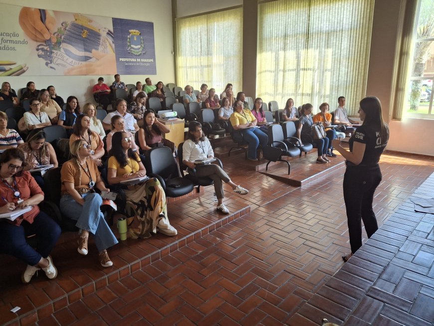 Em Guaxupé, Polícia Civil promove capacitação para gestores da educação visando o combate à violência contra crianças e adolescentes