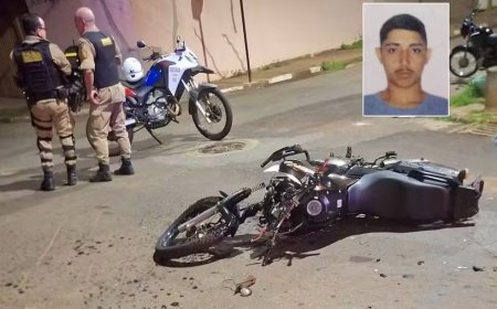 Jovem de 19 anos morre em acidente de moto em Passos