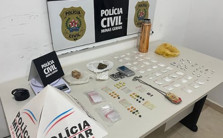 Suspeitos de invadir creche em Nova Resende são presos por furto e tráfico de drogas