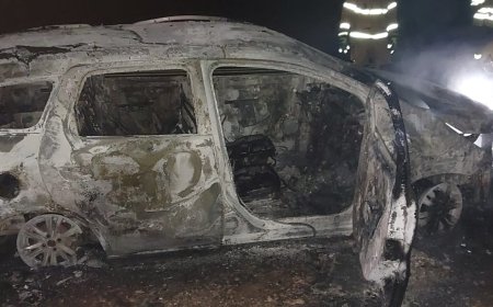 Veículo pega fogo na BR-491, nas proximidades do Trevo do Japy