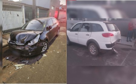 Motorista embriagado bate em carro estacionado e é preso em Conceição da Aparecida