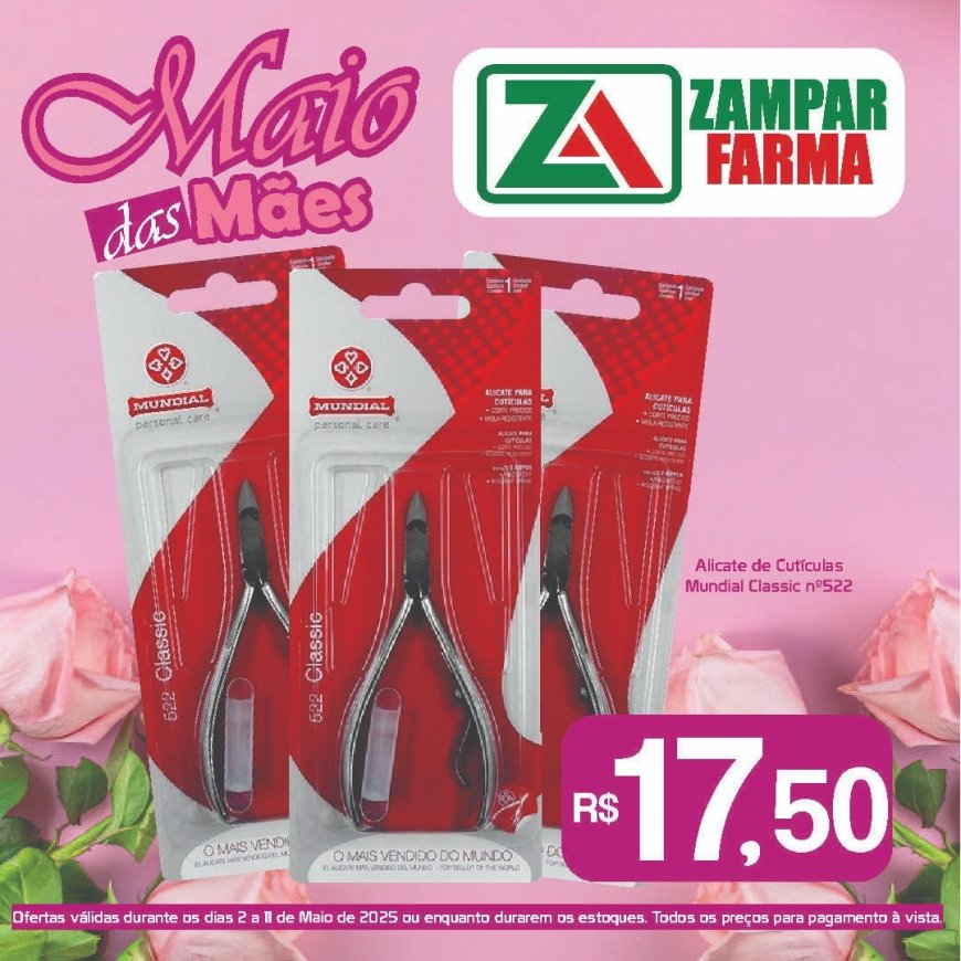 Ofertas dos dias 2 a 11 de maio na Zampar Farma