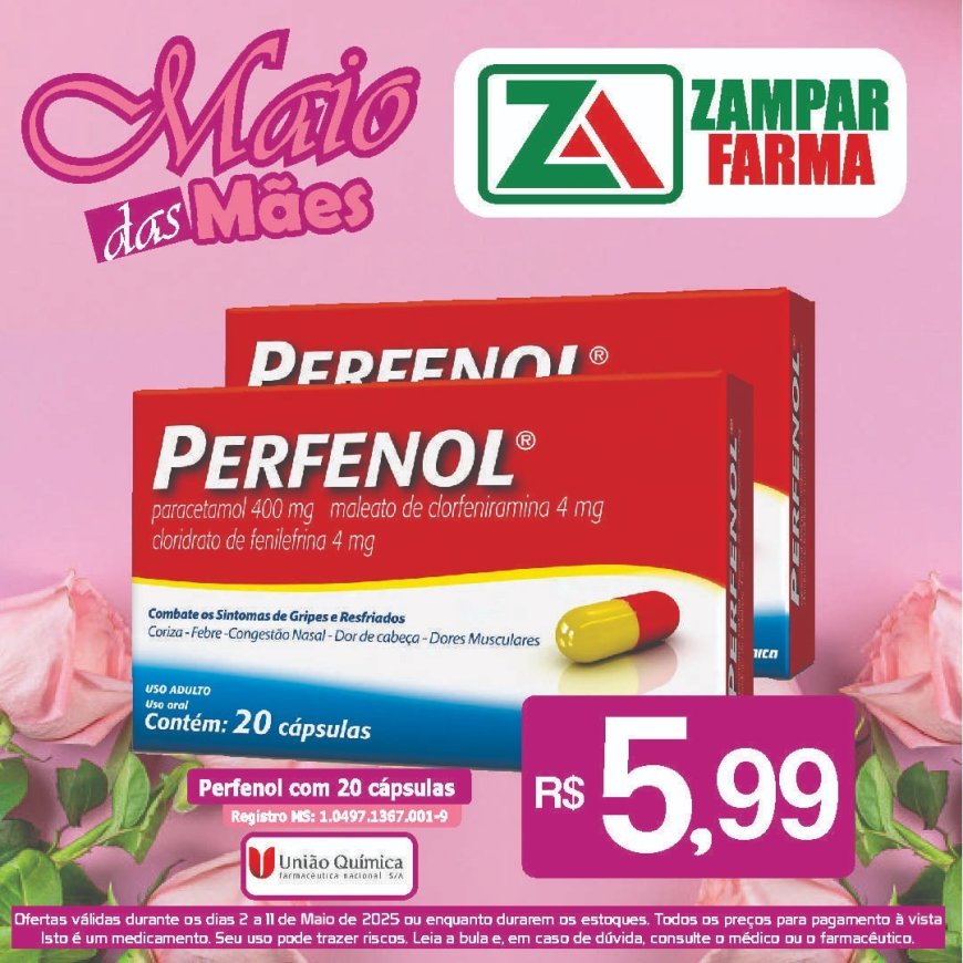 Ofertas dos dias 2 a 11 de maio na Zampar Farma