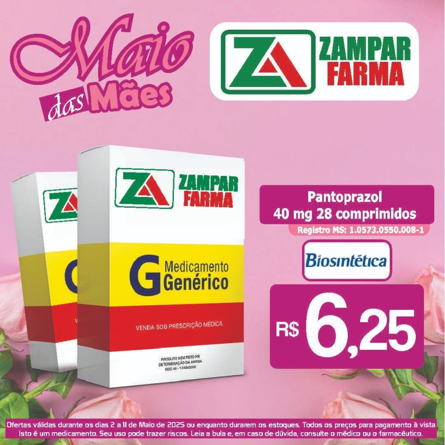 Ofertas dos dias 2 a 11 de maio na Zampar Farma